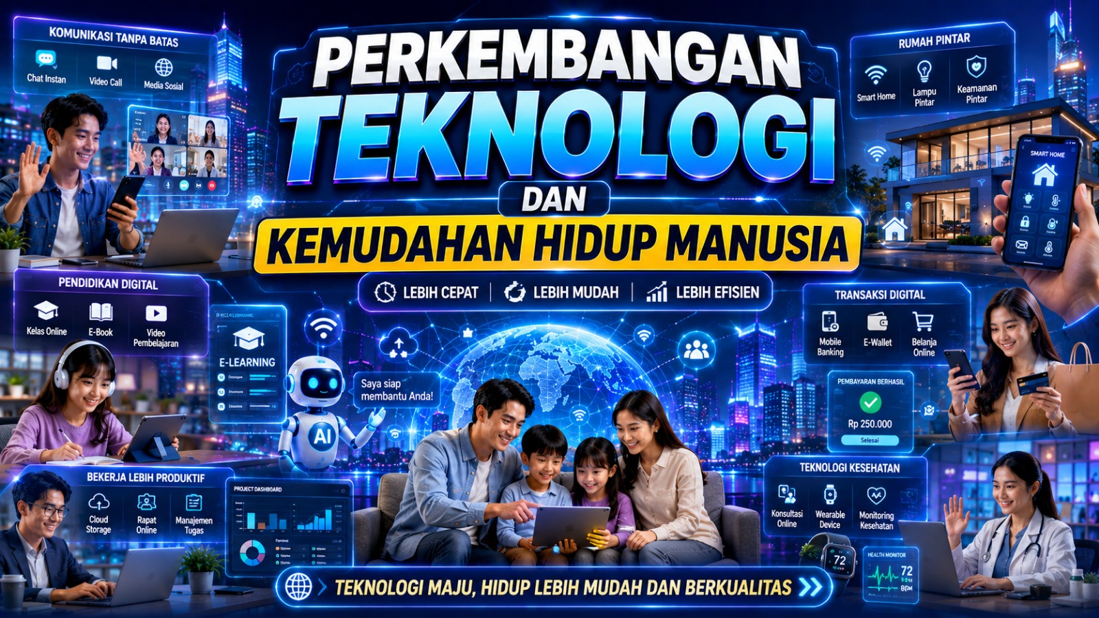 Perkembangan Teknologi dan Kemudahan Hidup Manusia