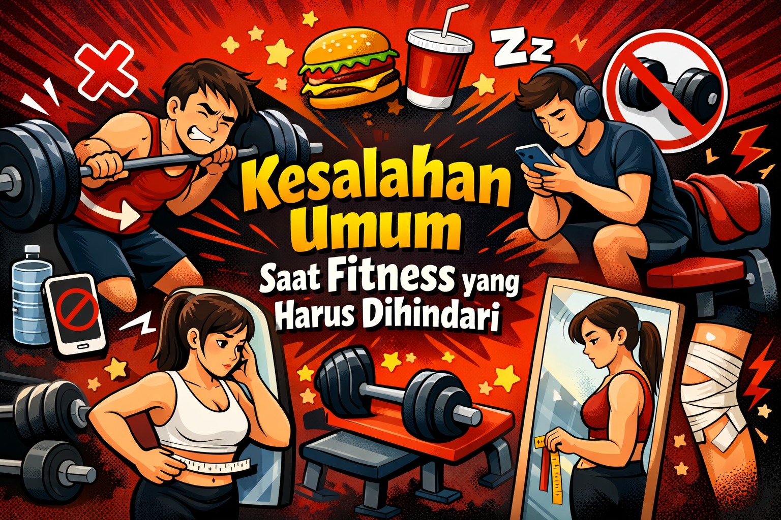 Kesalahan Umum Saat Fitness yang Harus Dihindari