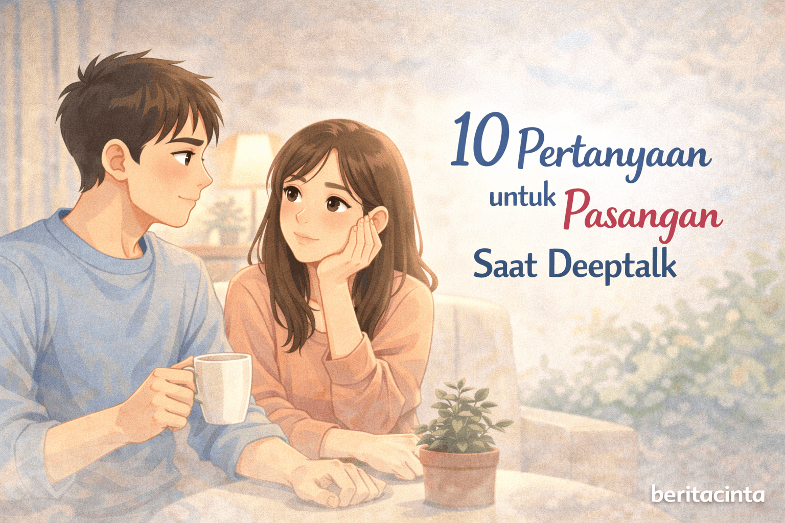 10 Pertanyaan untuk Pasangan Saat Deeptalk