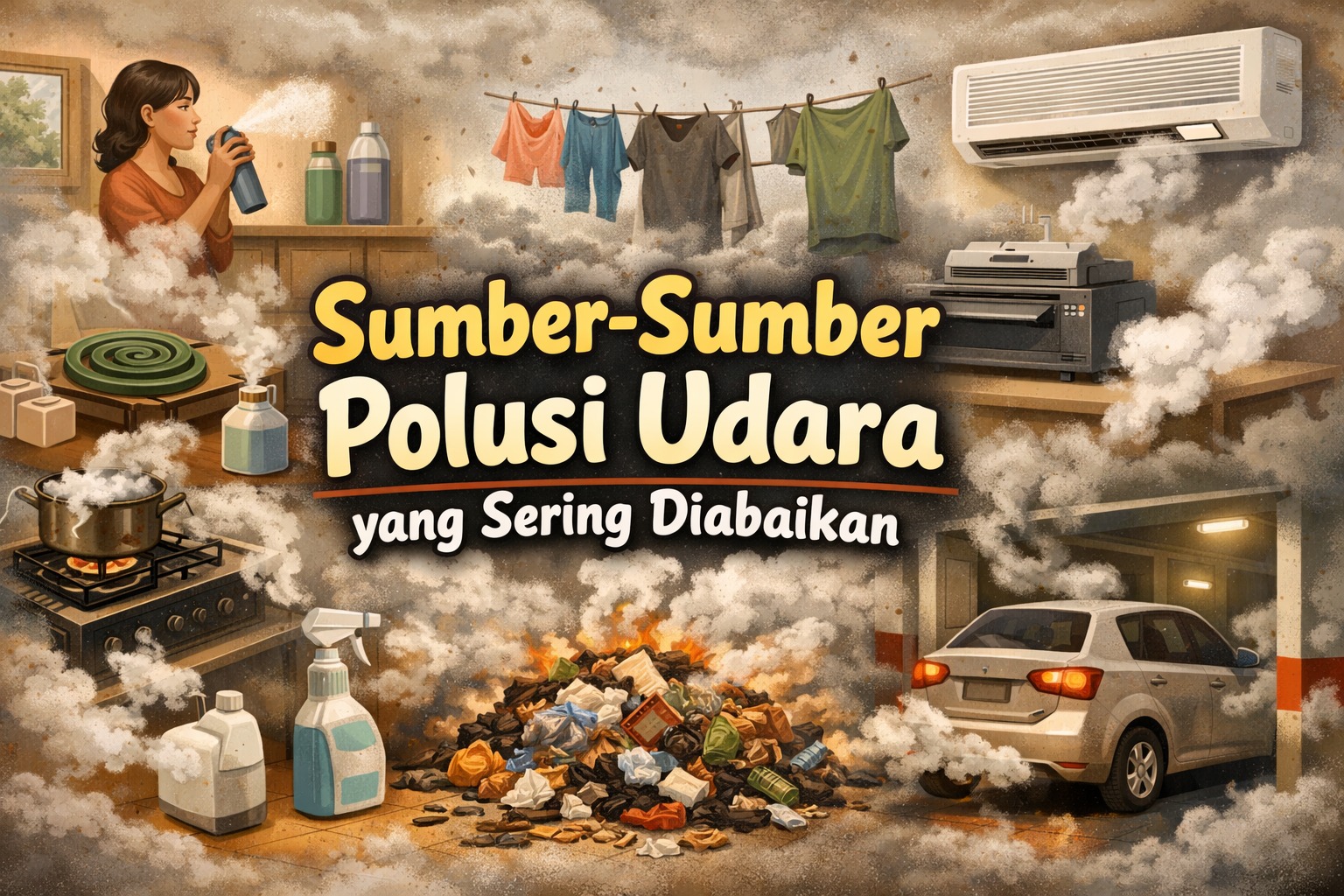 Sumber Sumber Polusi Udara yang Sering Diabaikan