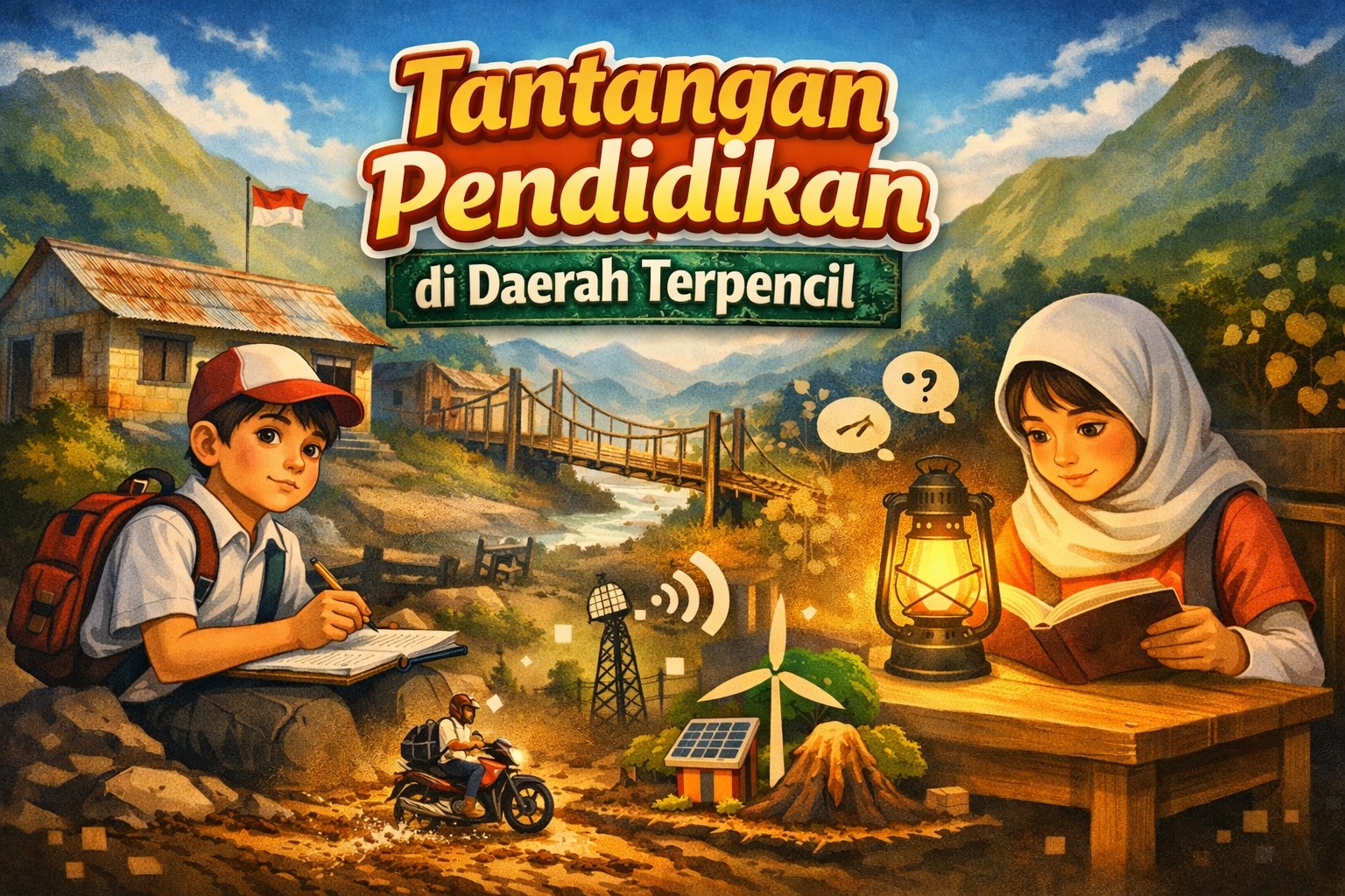 TANTANGAN PENDIDIKAN DI DAERAH TERPENCIL