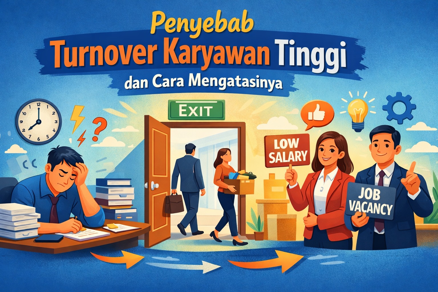 Penyebab Turnover Karyawan Tinggi dan Cara Mengatasinya