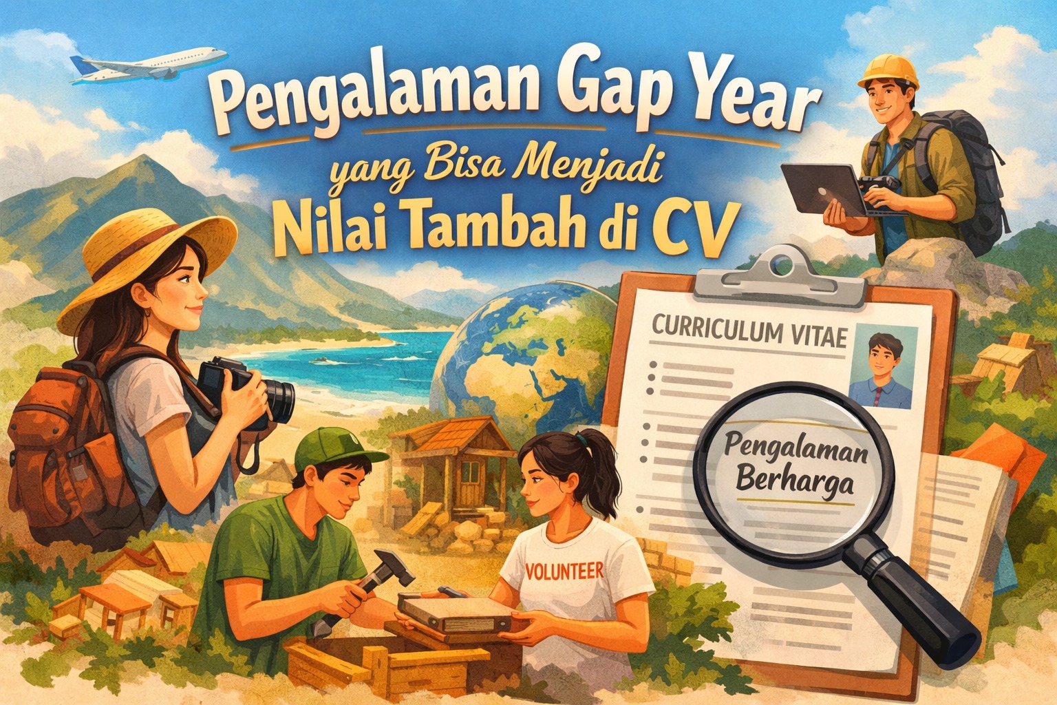 Pengalaman Gap Year yang Bisa Menjadi Nilai Tambah di CV