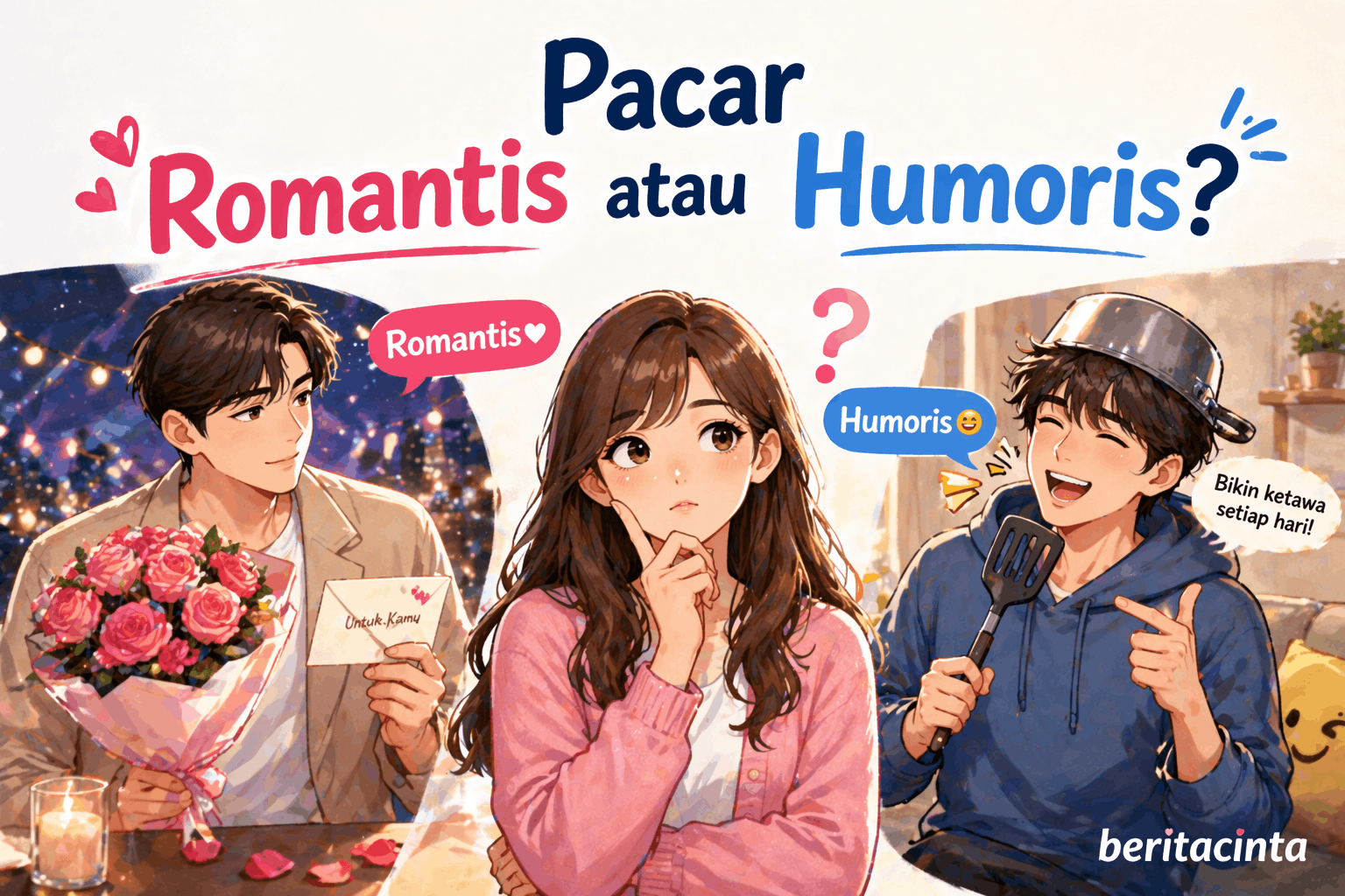 Pacar Romantis atau Humoris