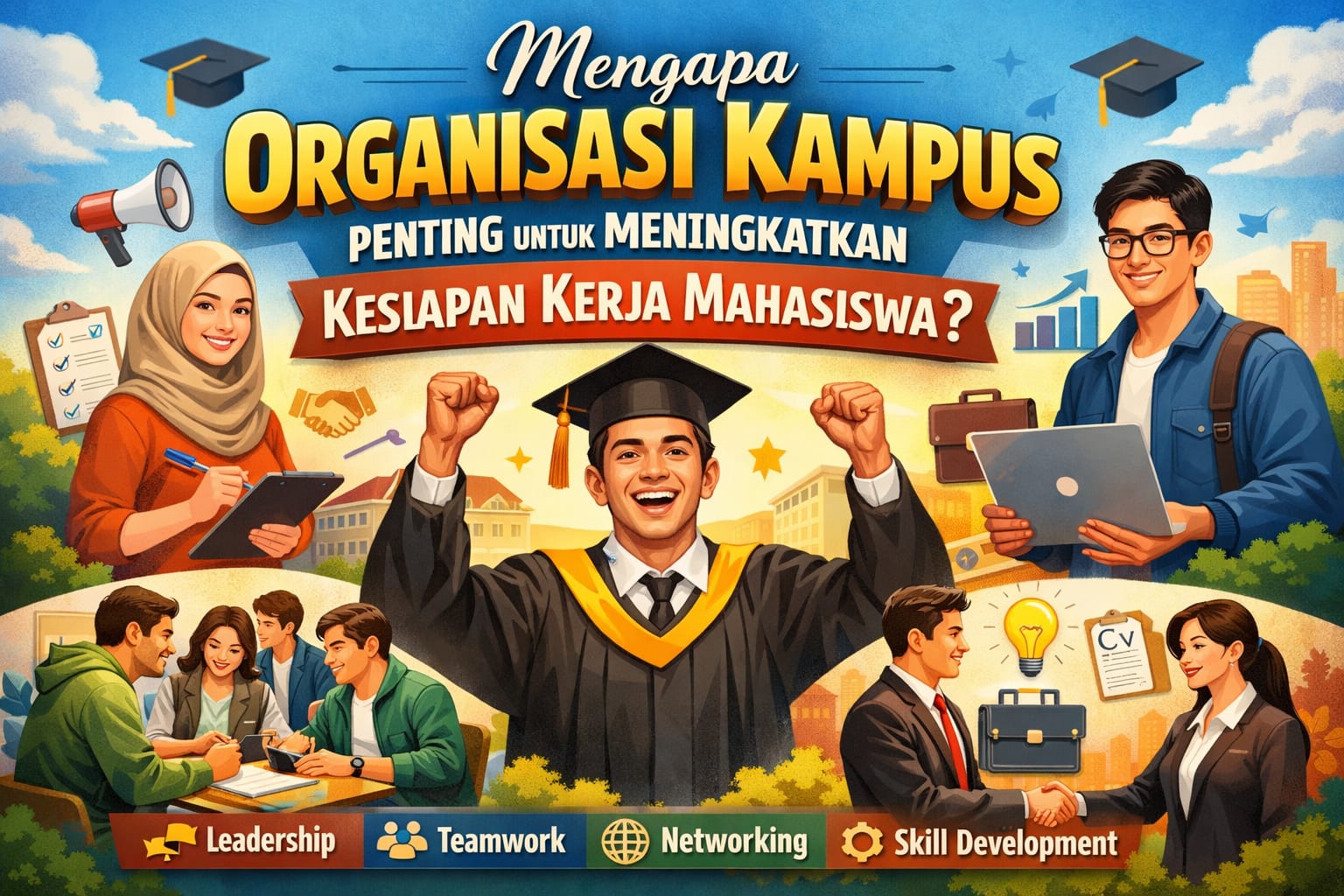 Mengapa Organisasi Kampus Penting untuk Meningkatkan Kesiapan Kerja Mahasiswa?