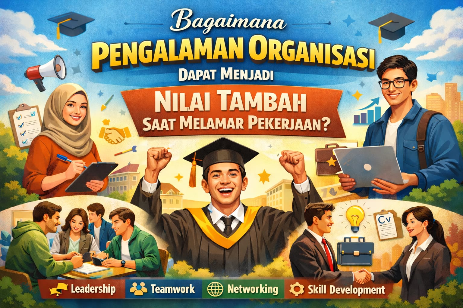 Bagaimana Pengalaman Organisasi Dapat Menjadi Nilai Tambah Saat Melamar Pekerjaan?