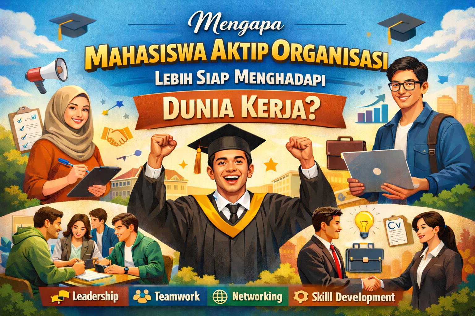Mengapa Mahasiswa Aktif Organisasi Lebih Siap Menghadapi Dunia Kerja?