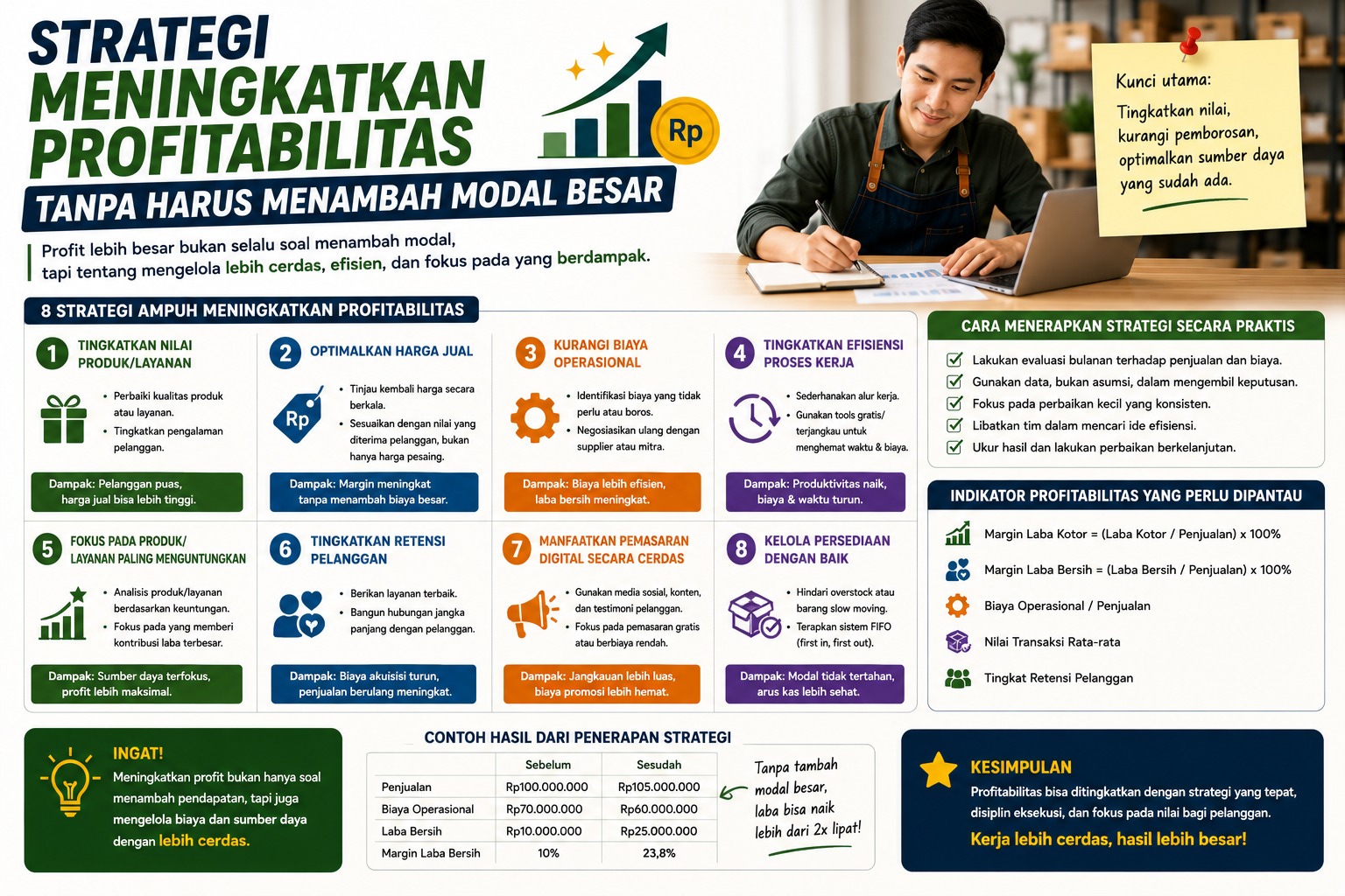 Strategi Meningkatkan Profitabilitas Tanpa Harus Menambah Modal Besar
