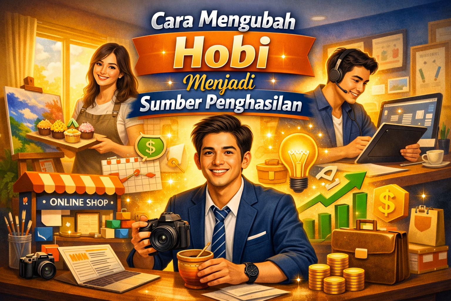 Cara Mengubah Hobi Menjadi Sumber Penghasilan