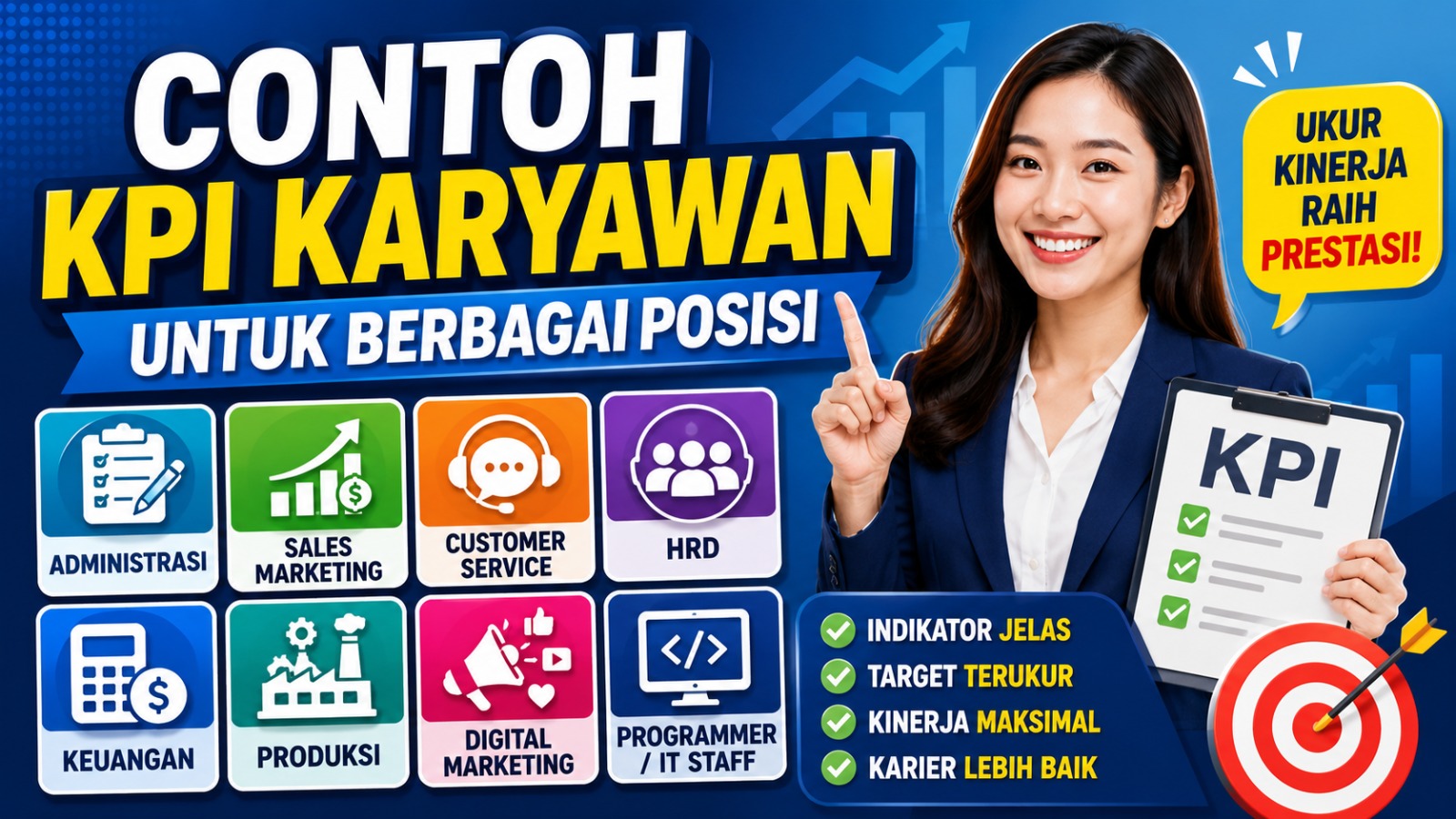 Contoh KPI Karyawan untuk Berbagai Posisi