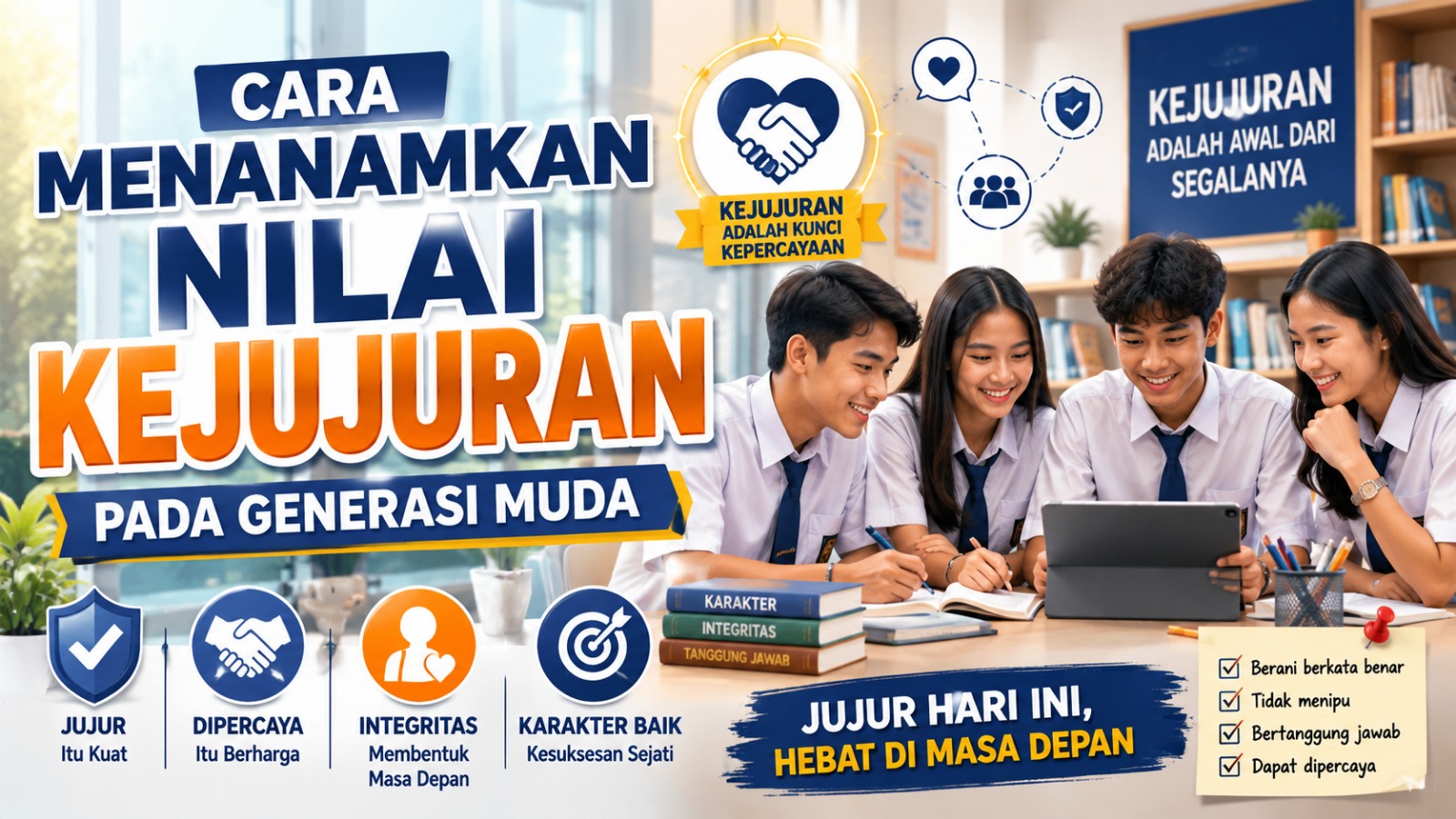 Cara Menanamkan Nilai Kejujuran pada Generasi Muda