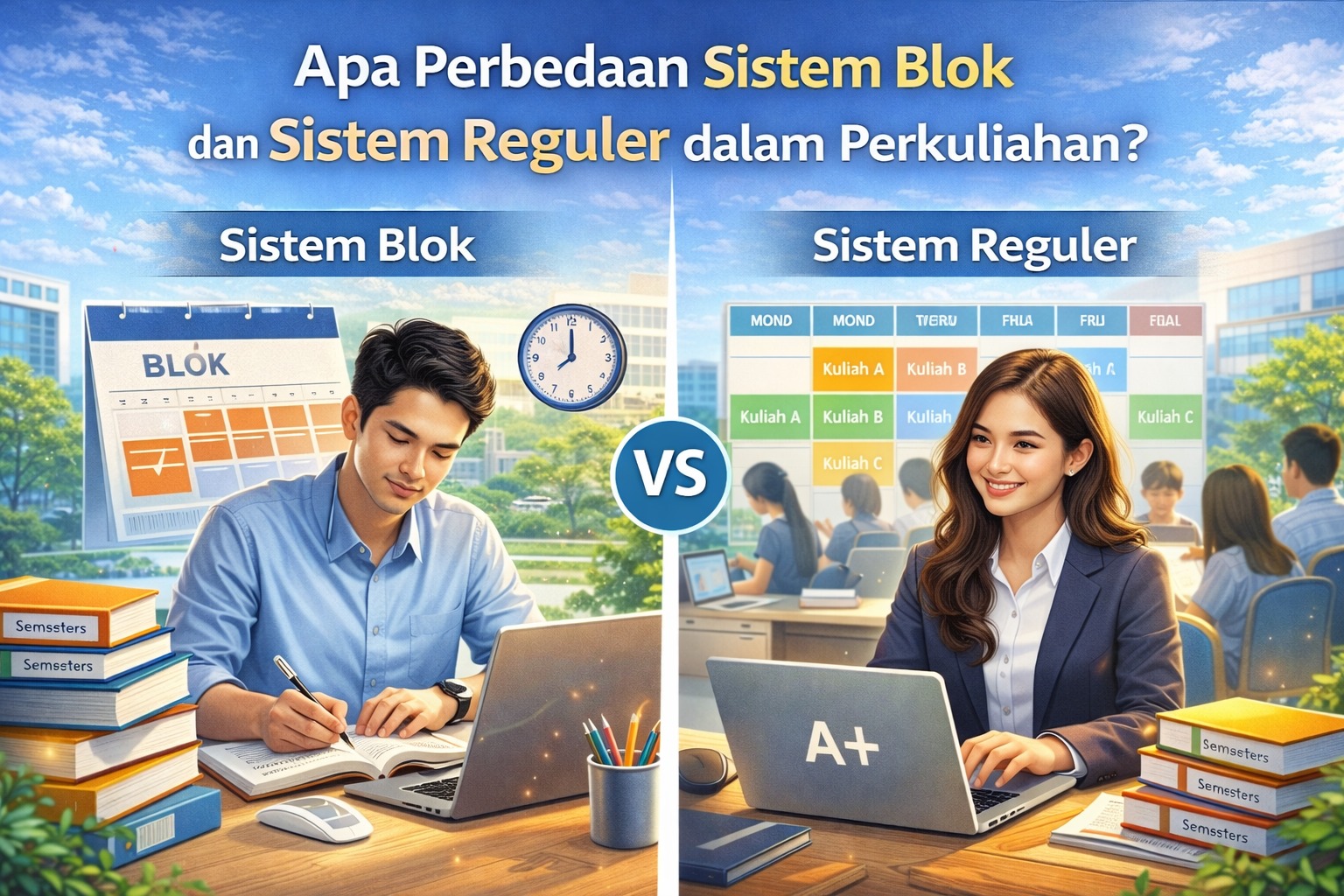 Apa Perbedaan Sistem Blok dan Sistem Reguler dalam Perkuliahan?