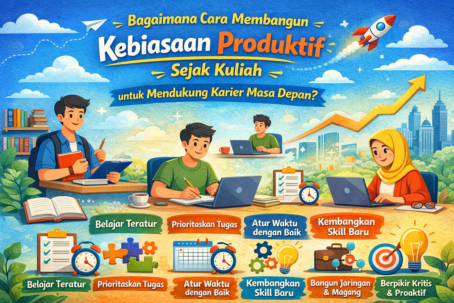 Bagaimana Cara Membangun Kebiasaan Produktif Sejak Kuliah untuk Mendukung Karier Masa Depan?