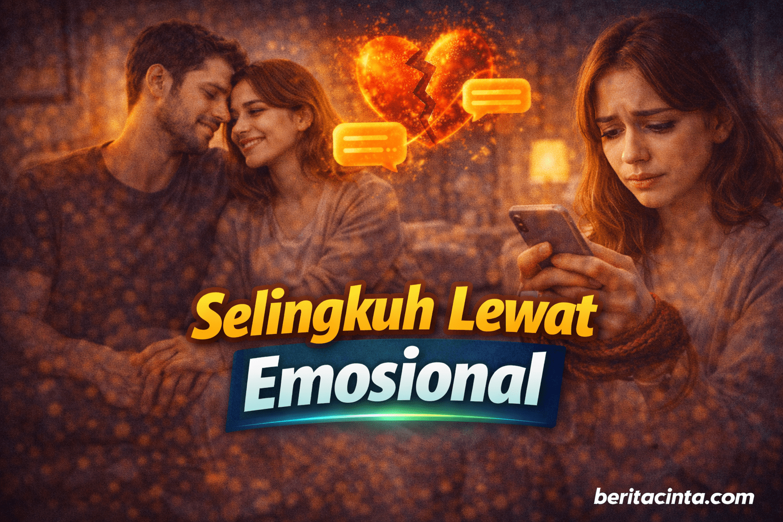 Selingkuh Emosional yang Diam Diam Menggerus Hubungan