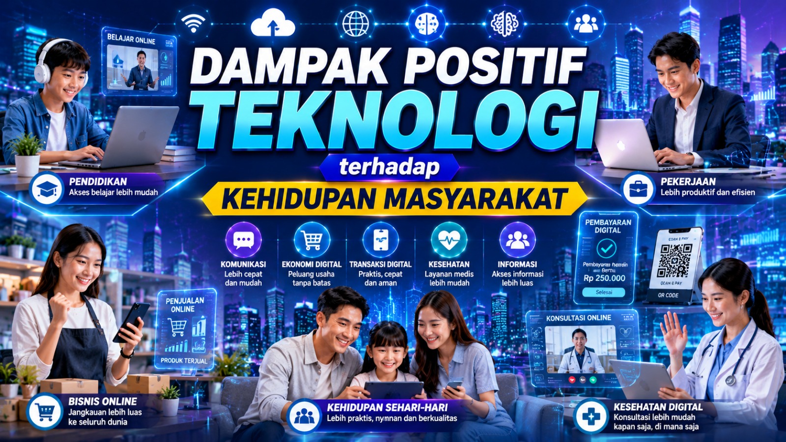 Dampak Positif Teknologi terhadap Kehidupan Masyarakat