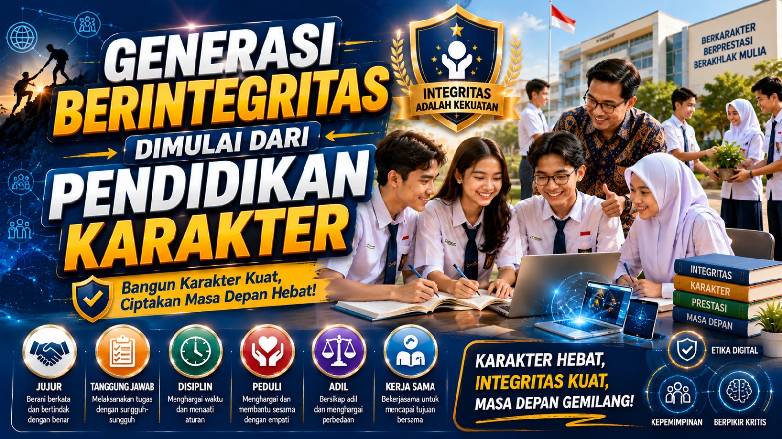 Generasi Berintegritas Dimulai dari Pendidikan Karakter