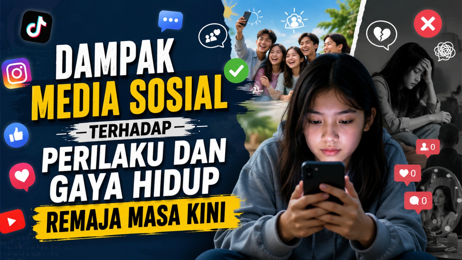 Dampak Media Sosial terhadap Perilaku dan Gaya Hidup Remaja Masa Kini