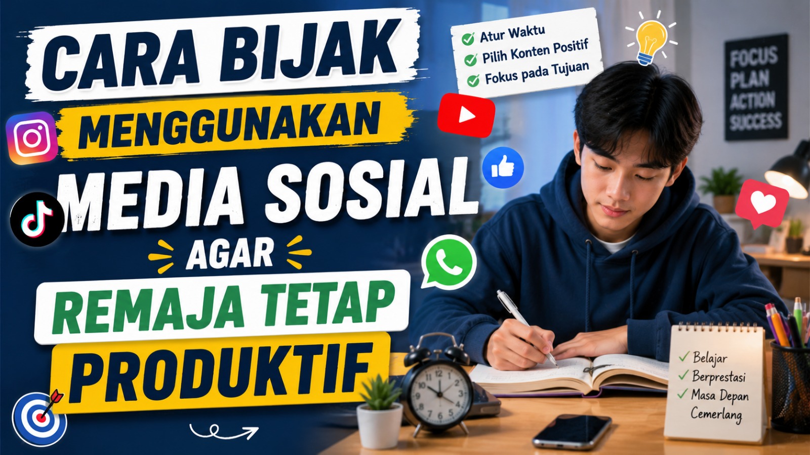 Cara Bijak Menggunakan Media Sosial agar Remaja Tetap Produktif