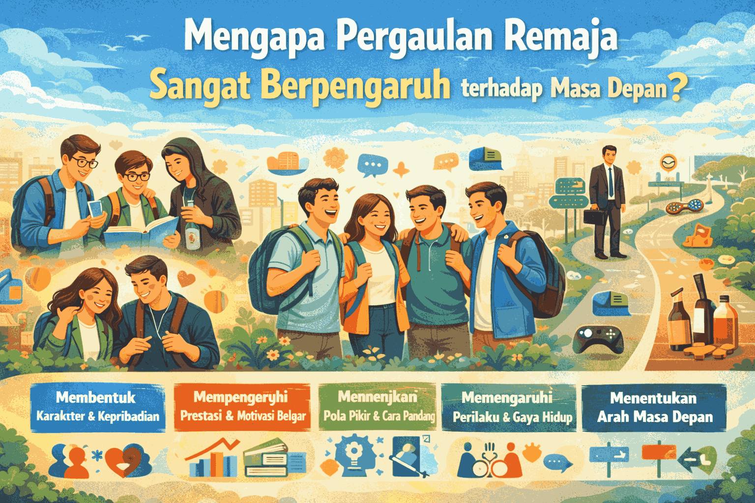 Mengapa Pergaulan Remaja Sangat Berpengaruh terhadap Masa Depan?