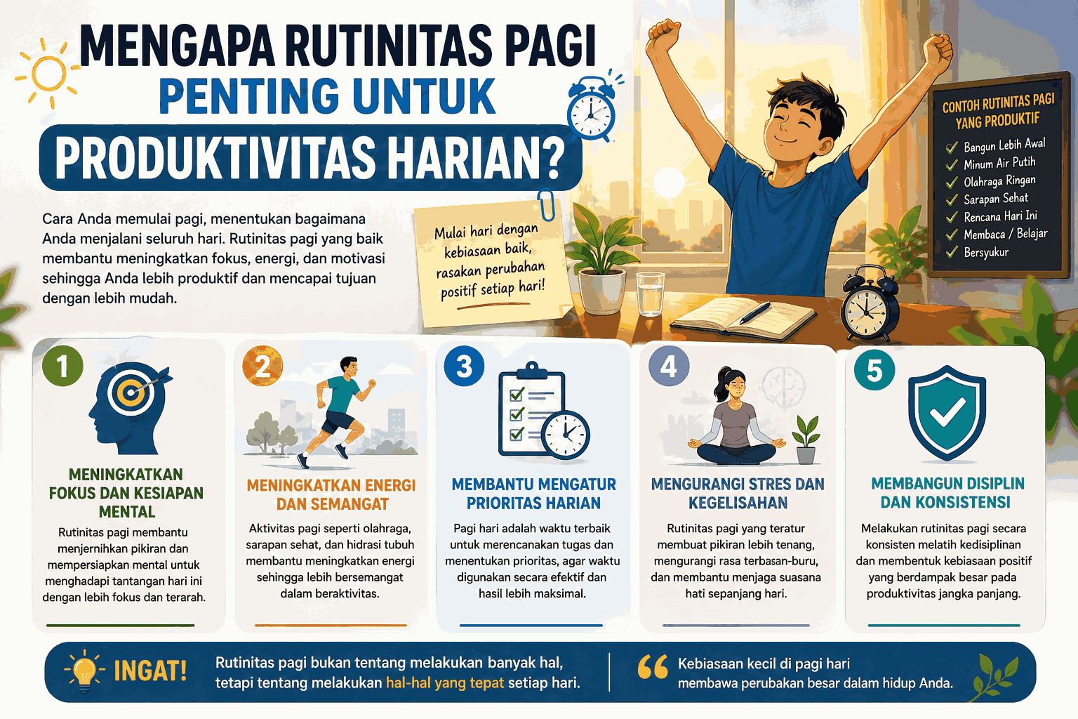 Mengapa Rutinitas Pagi Penting Untuk Produktivitas Harian?