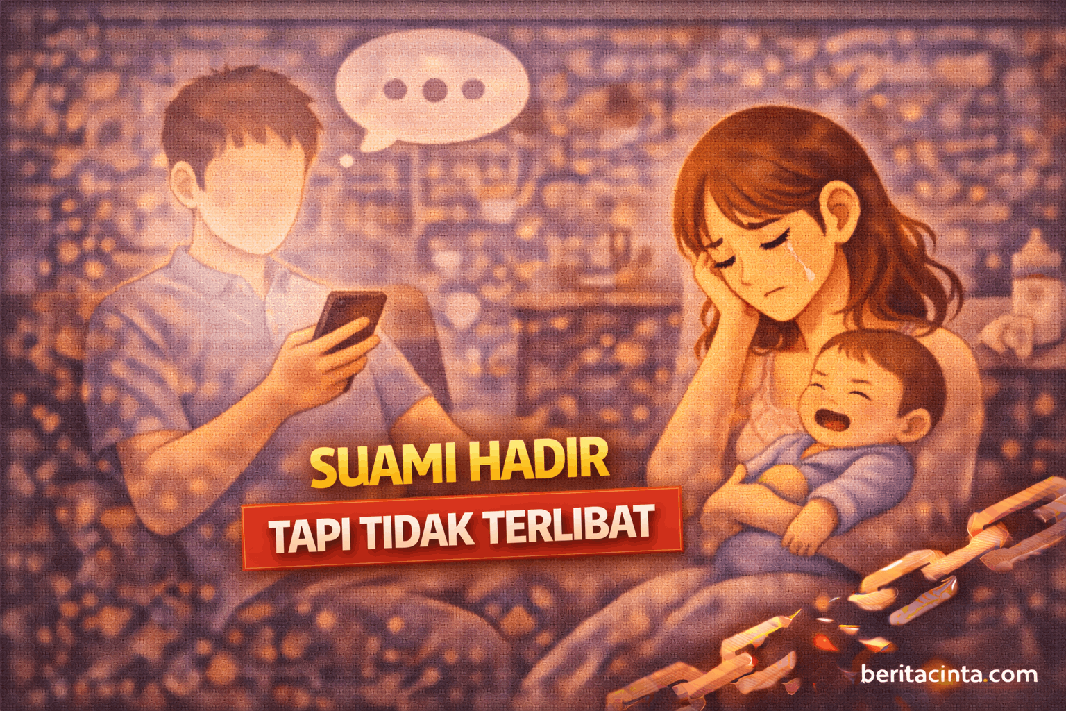 Suami Hadir Tapi Tidak Terlibat
