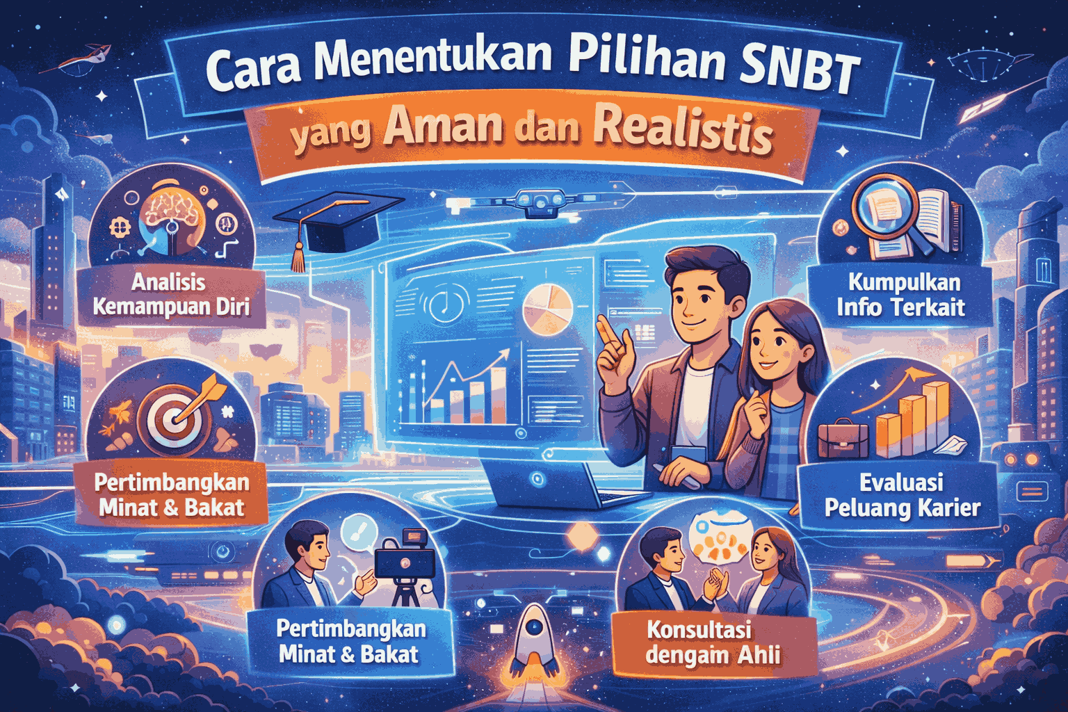 Cara Menentukan Pilihan Jurusan SNBT yang Aman dan Realistis
