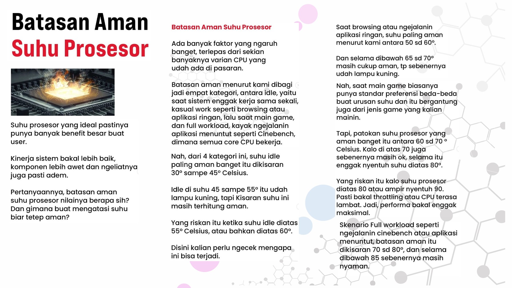 Batas Aman Pemakaian Untuk Suhu Prosesor Laptop