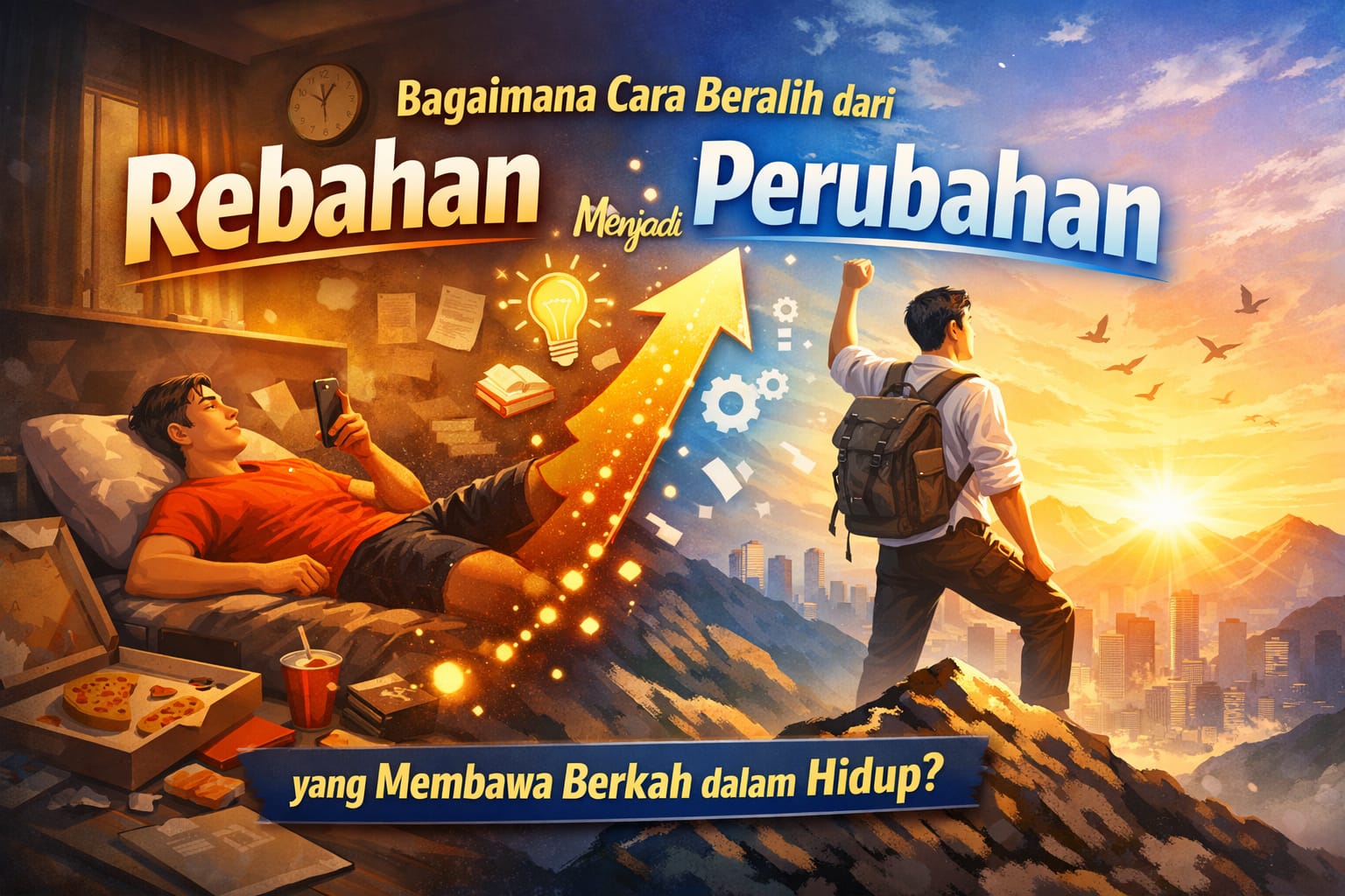 Bagaimana Cara Beralih dari Rebahan Menjadi Perubahan yang Membawa Berkah dalam Hidup?