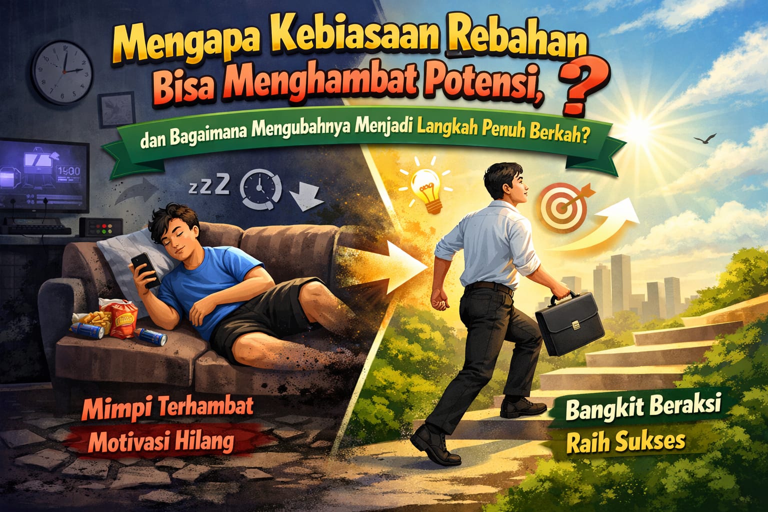 Mengapa Kebiasaan Rebahan Bisa Menghambat Potensi, dan Bagaimana Mengubahnya Menjadi Langkah Penuh Berkah?