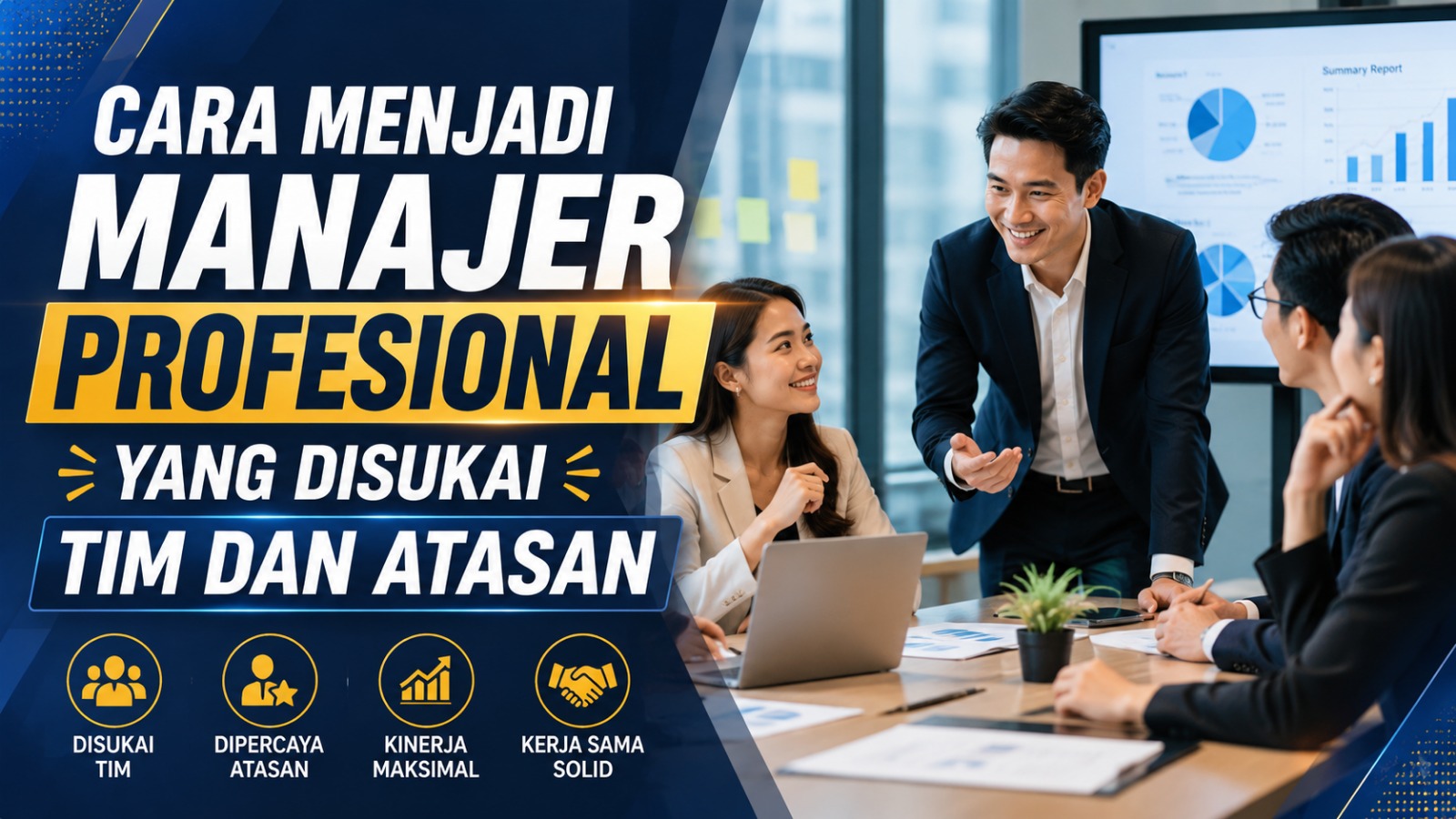 Cara Menjadi Manajer Profesional yang Disukai Tim dan Atasan
