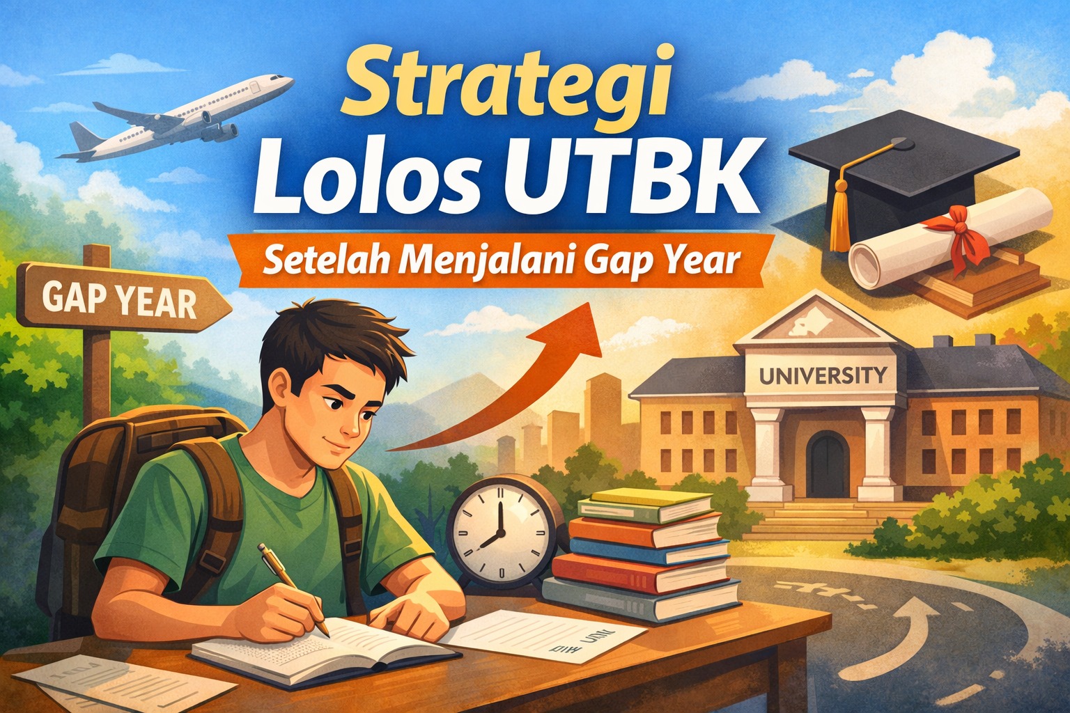 Strategi Lolos UTBK Setelah Menjalani Gap Year