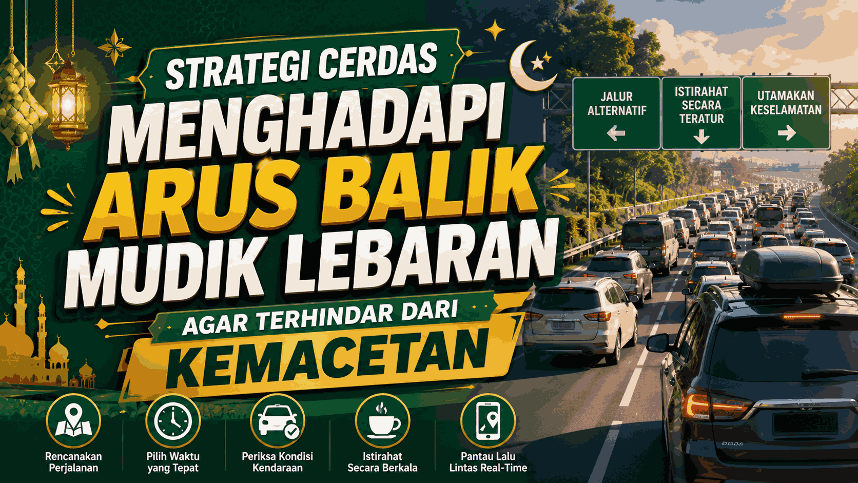 Strategi Cerdas Menghadapi Arus Balik Mudik Lebaran Agar Terhindar dari Kemacetan
