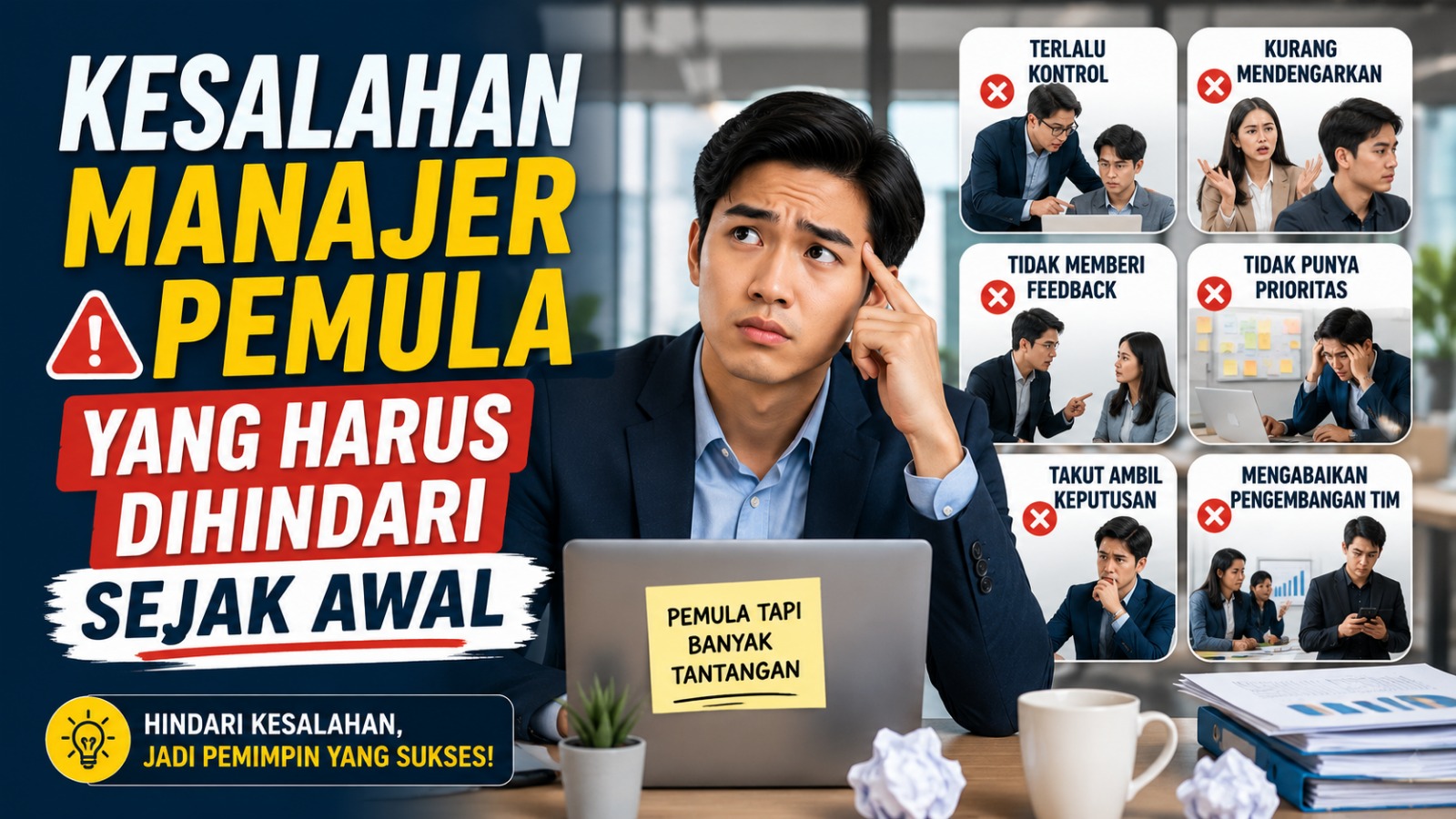 Kesalahan Manajer Pemula yang Harus Dihindari Sejak Awal