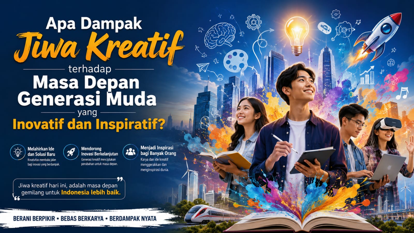 Apa Dampak Jiwa Kreatif terhadap Masa Depan Generasi Muda yang Inovatif dan Inspiratif?