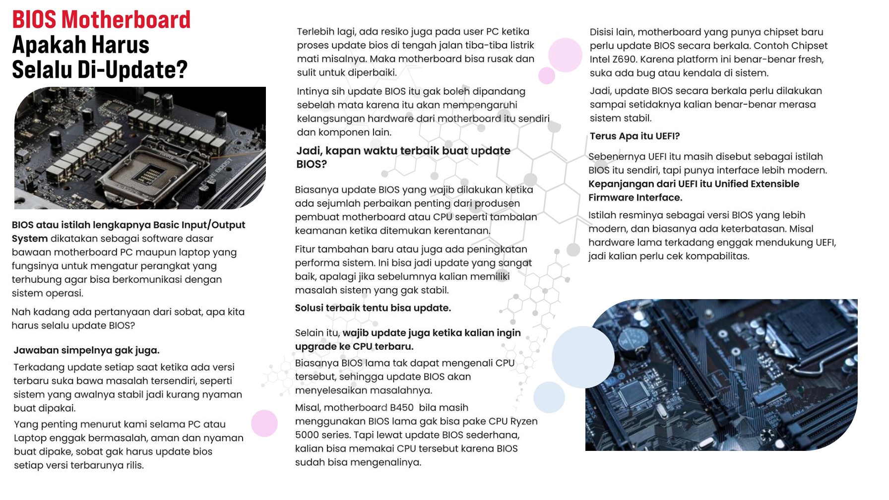 BIOS MOTHERBOARD, Apakah Harus Selalu di Update Terus Menerus