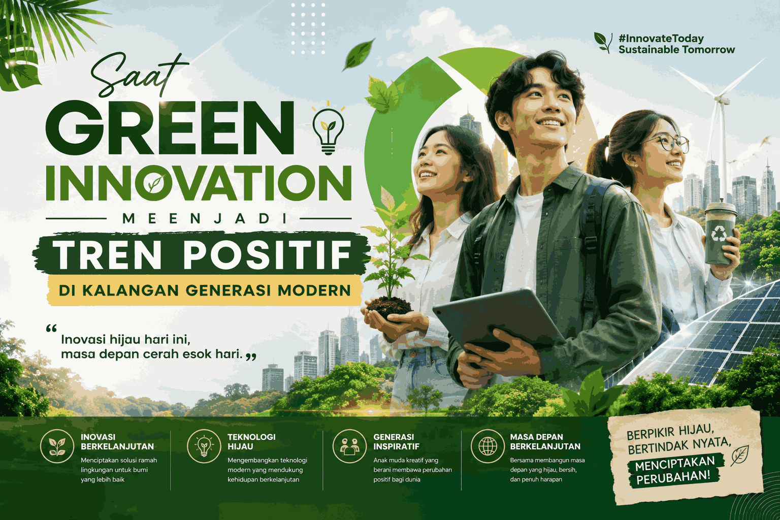 Saat Green Innovation Menjadi Tren Positif di Kalangan Generasi Modern