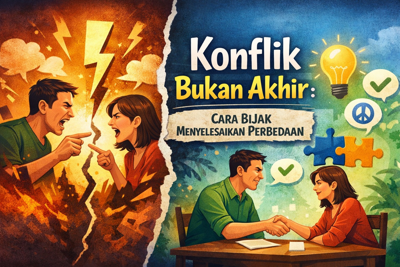 Konflik Bukan Akhir: Cara Bijak Menyelesaikan Perbedaan