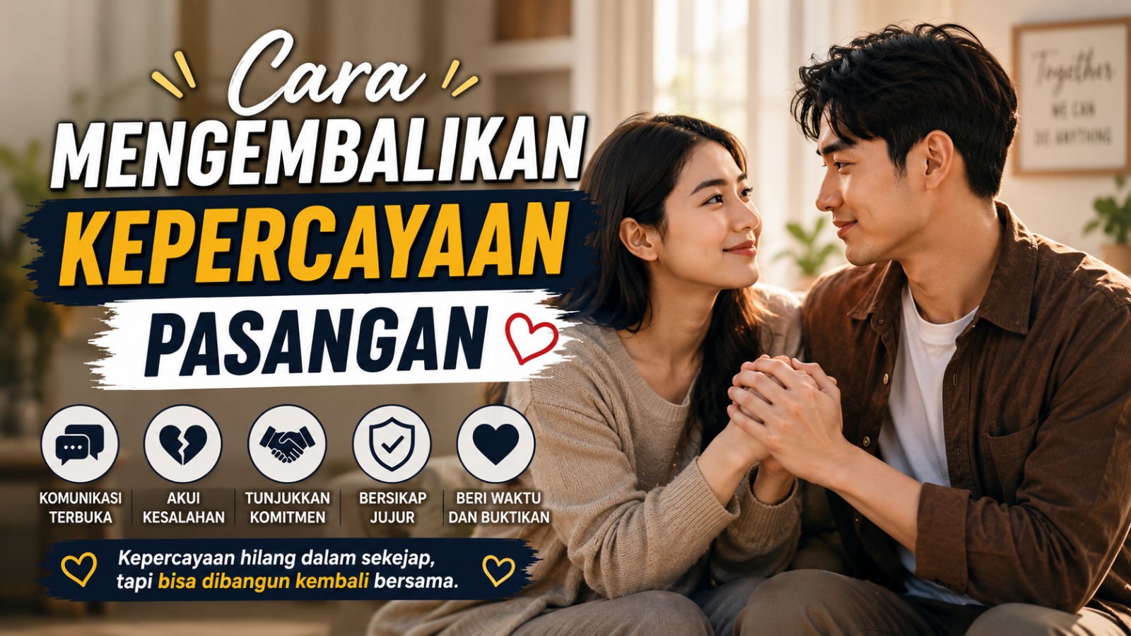 Cara Mengembalikan Kepercayaan Pasangan