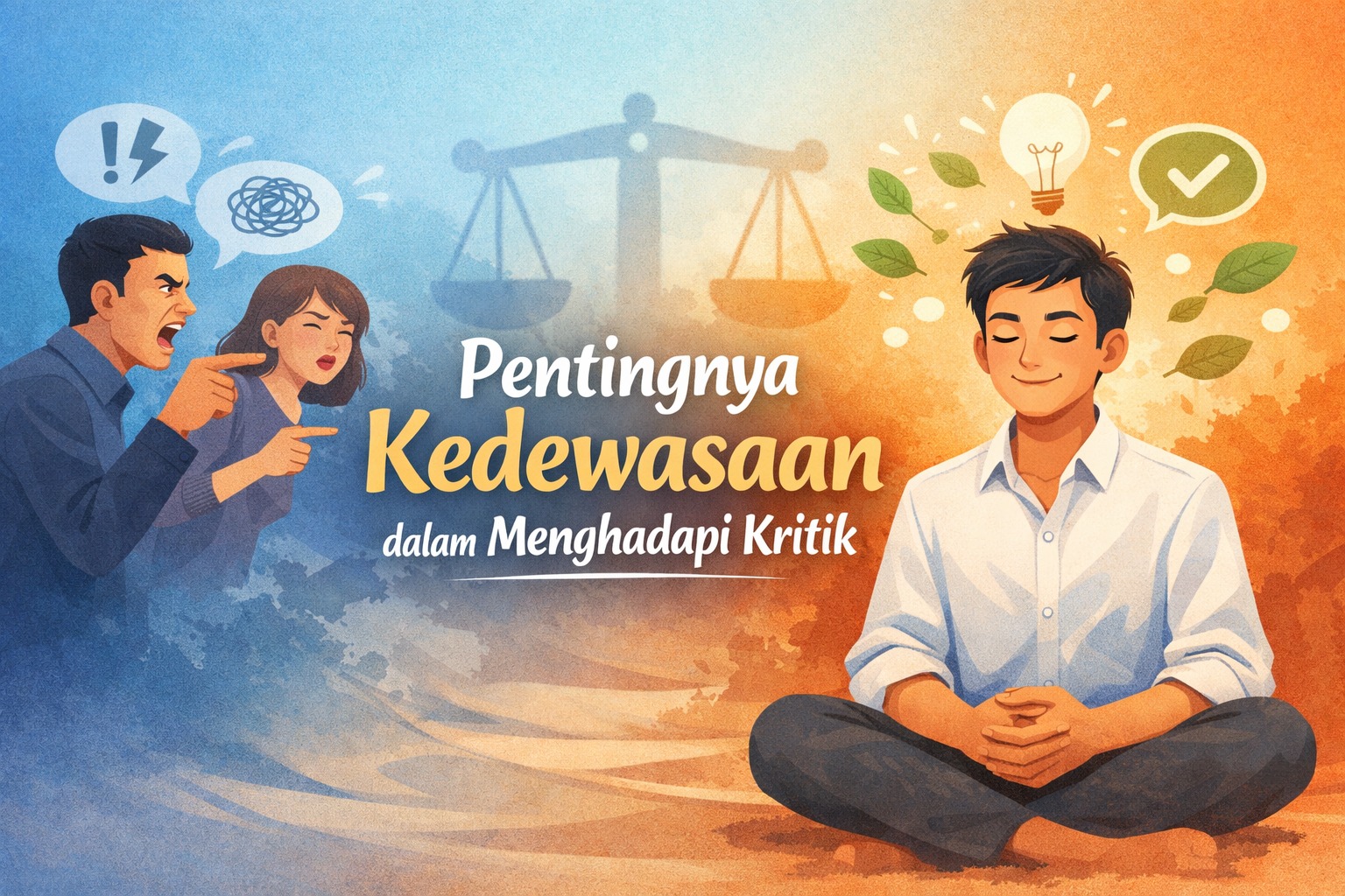 Pentingnya Kedewasaan dalam Menghadapi Kritik