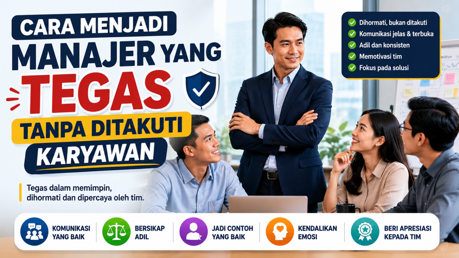 Cara Menjadi Manajer yang Tegas Tanpa Ditakuti Karyawan