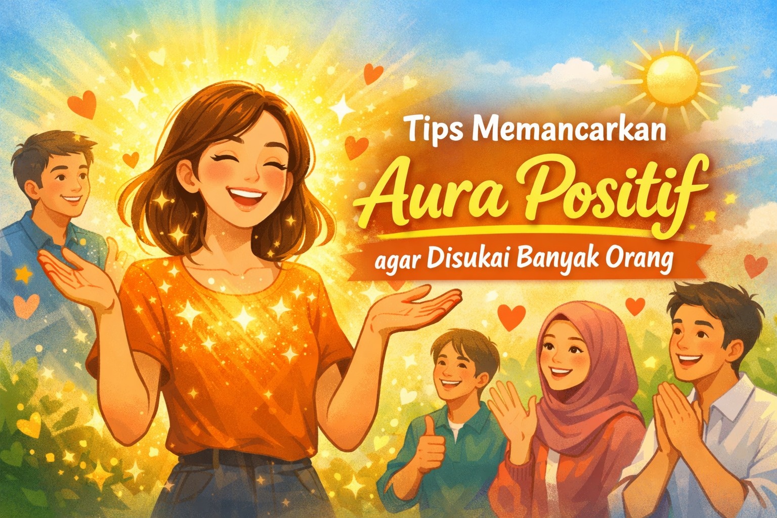 Tips Memancarkan Aura Positif agar Disukai Banyak Orang