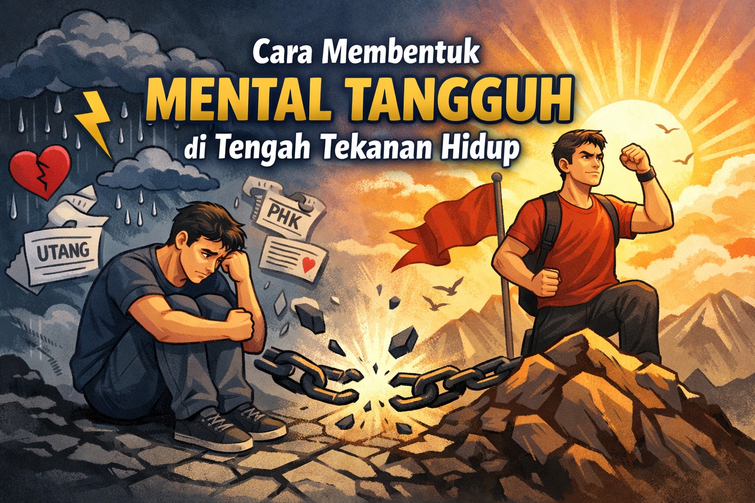 Cara Membentuk Mental Tangguh di Tengah Tekanan Hidup