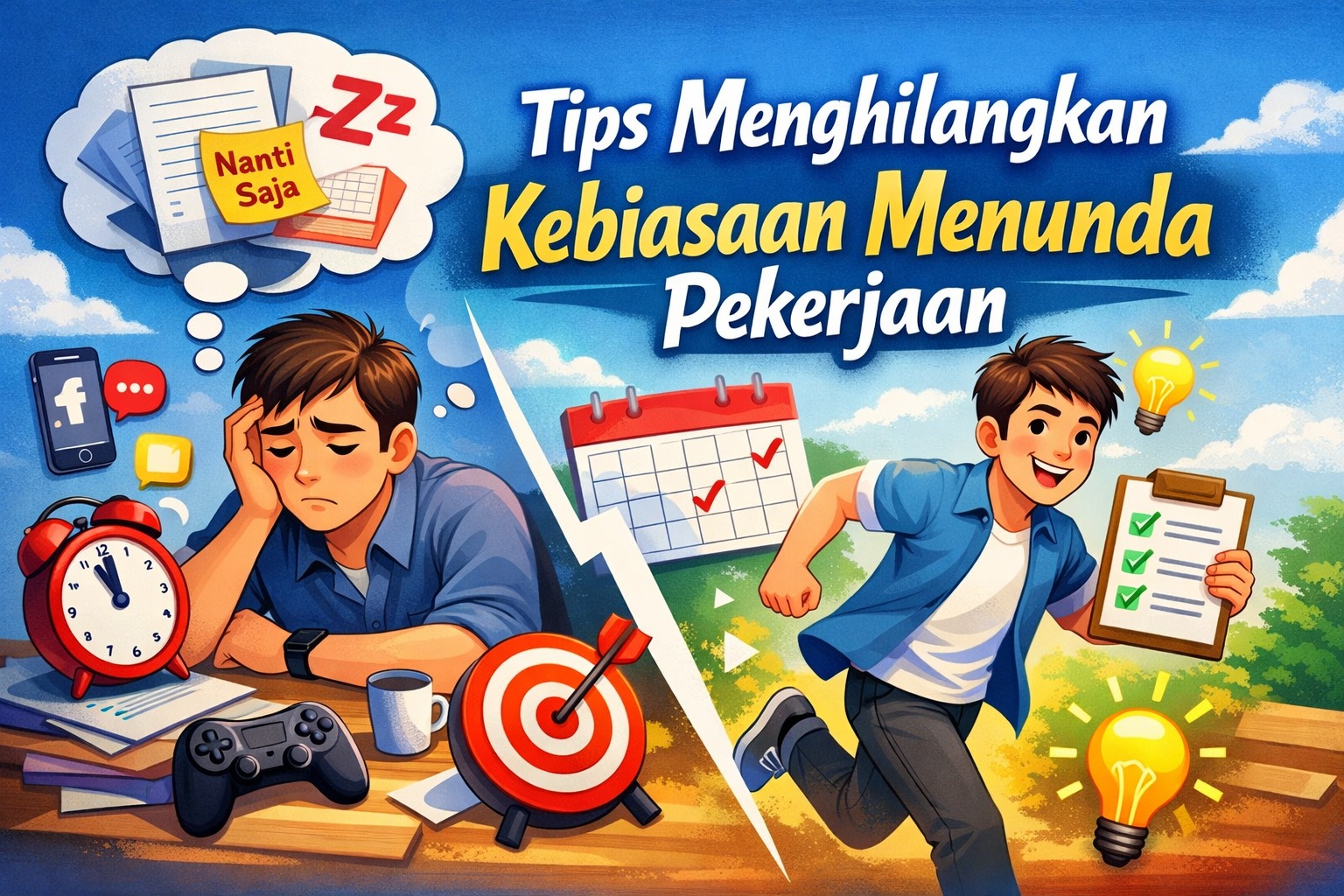 Tips Menghilangkan Kebiasaan Menunda Pekerjaan