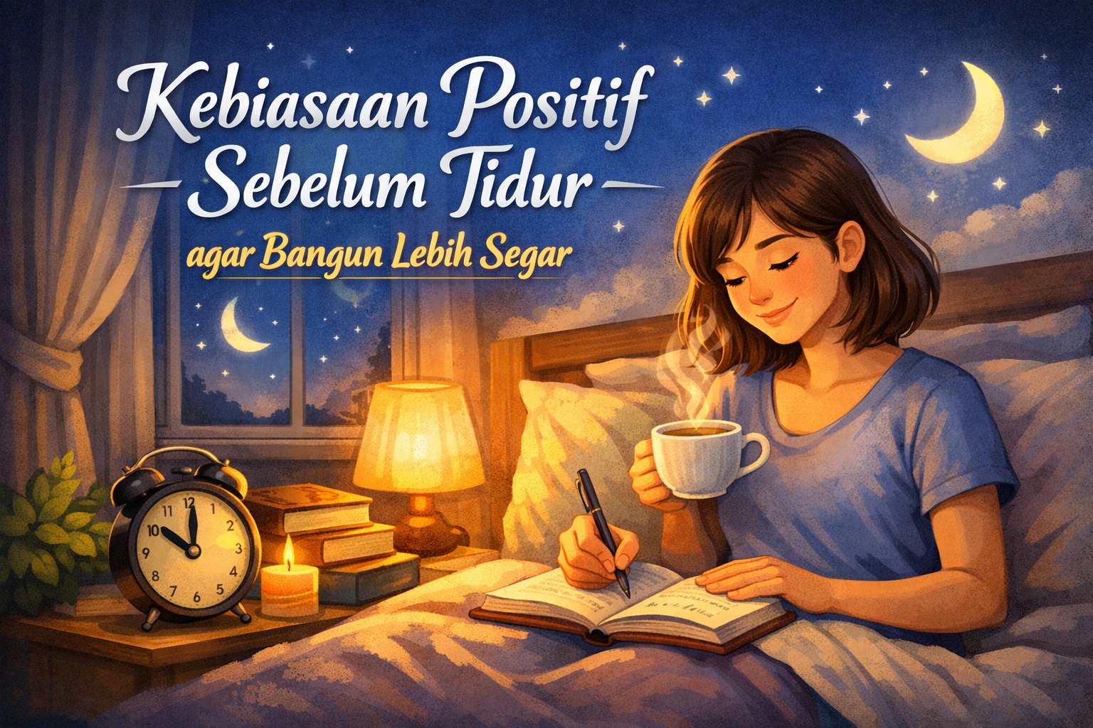 Kebiasaan Positif Sebelum Tidur agar Bangun Lebih Segar