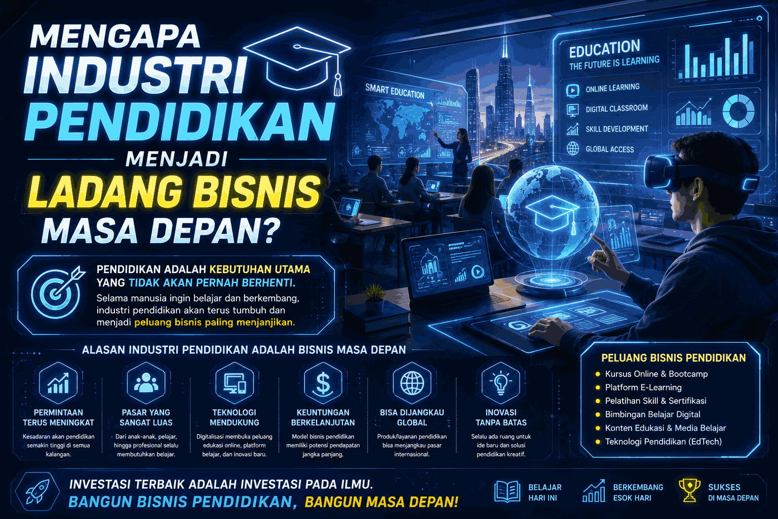 Mengapa Industri Pendidikan Menjadi Ladang Bisnis Masa Depan?