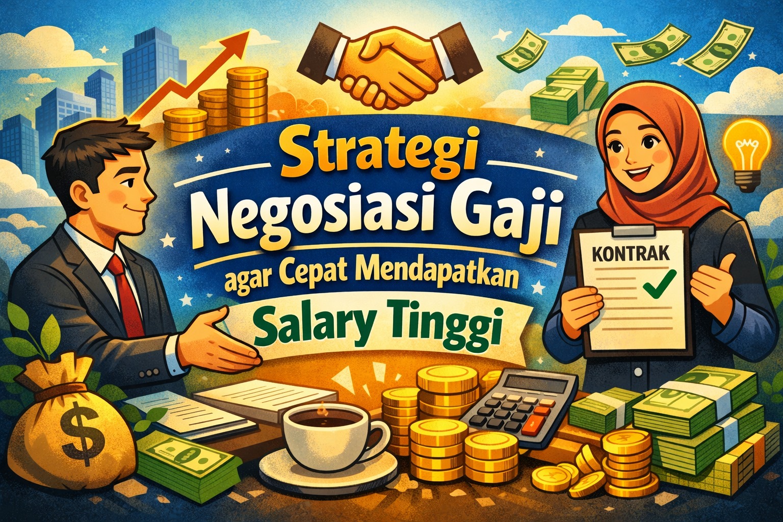 Strategi Negosiasi Gaji agar Cepat Mendapatkan Salary Tinggi
