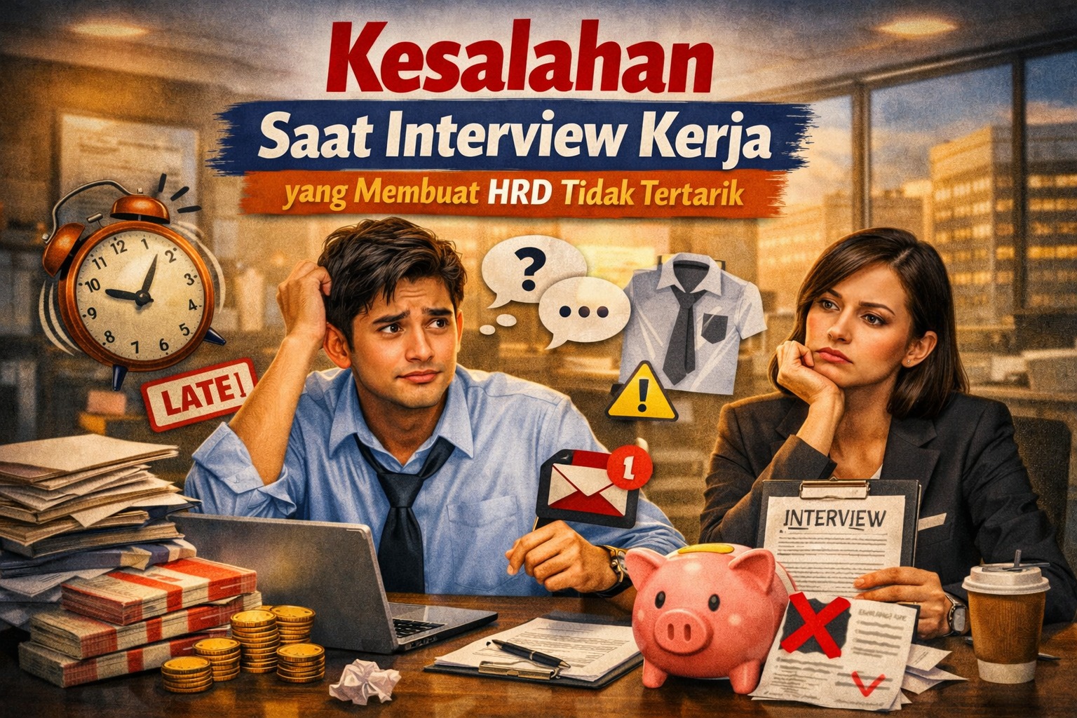 Kesalahan Saat Interview Kerja yang Membuat HRD Tidak Tertarik