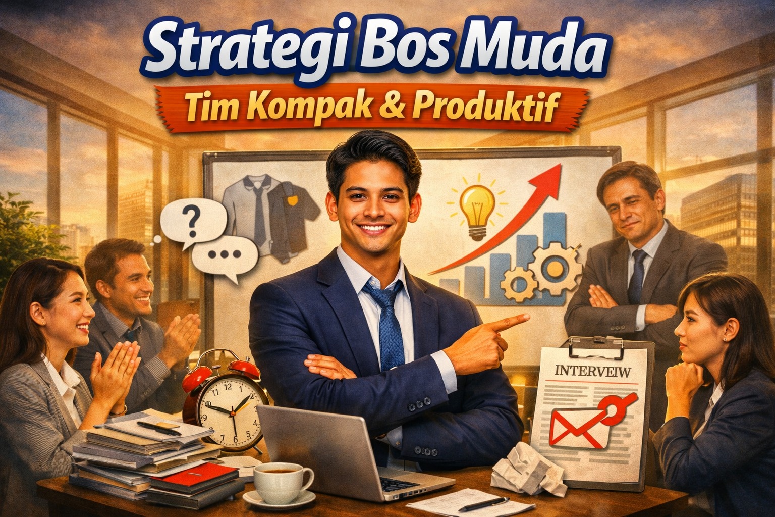 Strategi Bos Muda dalam Membentuk Tim Kerja yang Kompak dan Produktif