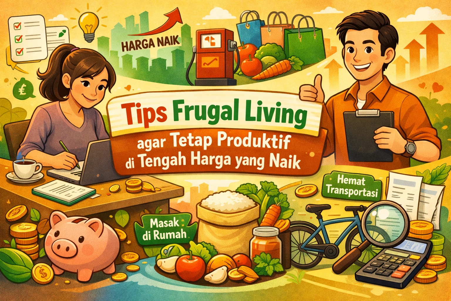 Tips Frugal Living agar Tetap Produktif di Tengah Harga yang Naik