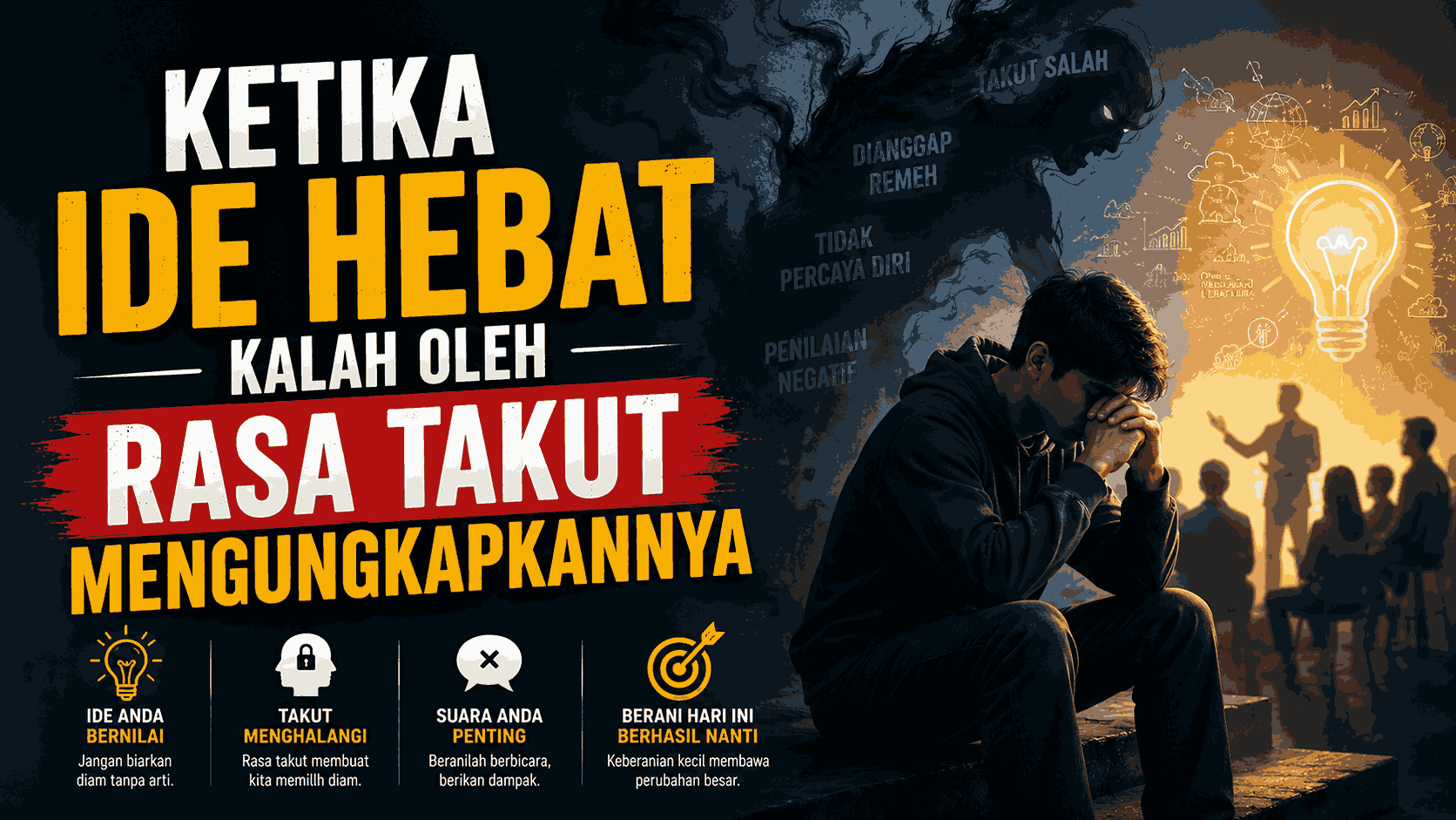 Ketika Ide Hebat Kalah oleh Rasa Takut Mengungkapkannya